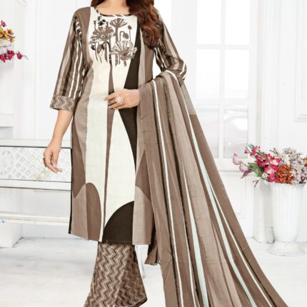 KP 388 Pure Cambric Cotton| 3 Piece Suit ₹595 (Set)