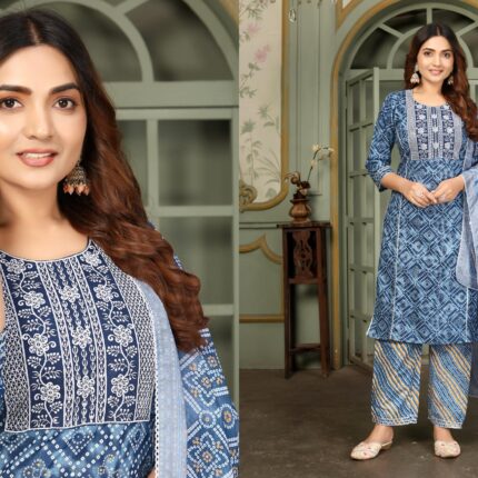 KP 363 Mal Cotton| 3 Piece Suit ₹695 (Set)