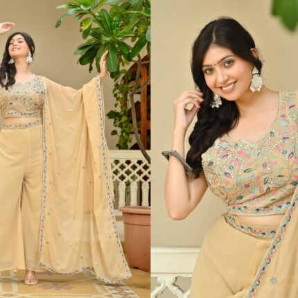 KPD 8 Georgette| 3 Piece Suit ₹1195 (Set)